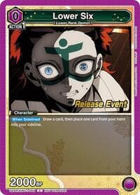 Lower Six - UE05BT: Demon Slayer: Kimetsu no Yaiba Release Event Cards - Union Arena card