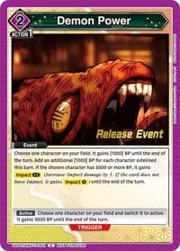 Demon Power - UE05BT: Demon Slayer: Kimetsu no Yaiba Release Event Cards - Union Arena card