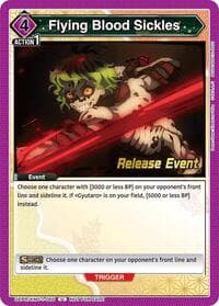 Flying Blood Sickles - UE05BT: Demon Slayer: Kimetsu no Yaiba Release Event Cards - Union Arena card