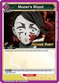 Muzan's Blood - UE05BT: Demon Slayer: Kimetsu no Yaiba Release Event Cards - Union Arena card