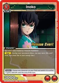 Inoko - UE05BT: Demon Slayer: Kimetsu no Yaiba Release Event Cards - Union Arena card