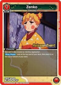 Zenko - UE05BT: Demon Slayer: Kimetsu no Yaiba Release Event Cards - Union Arena card