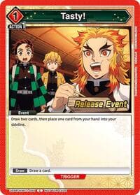 Tasty! - UE05BT: Demon Slayer: Kimetsu no Yaiba Release Event Cards - Union Arena card