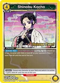 Shinobu Kocho (005) - UE05BT: Demon Slayer: Kimetsu no Yaiba Release Event Cards - Union Arena card