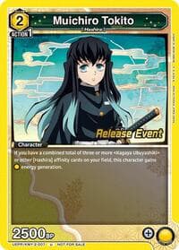 Muichiro Tokito (007) - UE05BT: Demon Slayer: Kimetsu no Yaiba Release Event Cards - Union Arena card