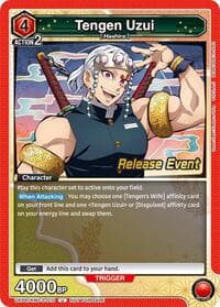 Tengen Uzui (010) - UE05BT: Demon Slayer: Kimetsu no Yaiba Release Event Cards - Union Arena card