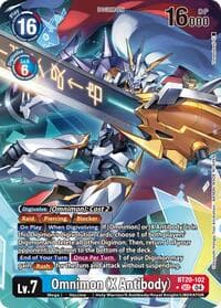 Omnimon (X Antibody) (Alternate Art) - Release Special Booster 2.5 - Digimon Card Game card