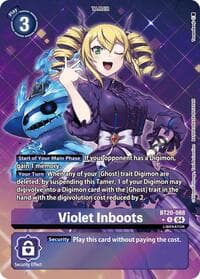 Violet Inboots - BT20-088 (Alternate Art) - Release Special Booster 2.5 - Digimon Card Game card