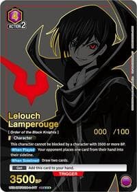 Lelouch Lamperouge (017) (SR***) (Serial Numbered) - UE04BT: CODE GEASS: Lelouch of the Rebellion - Union Arena card