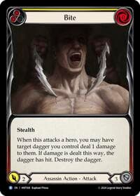 Bite (Yellow) - The Hunted - Flesh and Blood TCG card