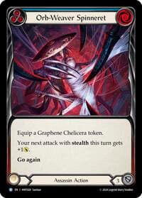Orb-Weaver Spinneret (Blue) - The Hunted - Flesh and Blood TCG card