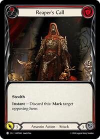 Reaper's Call (Red) - The Hunted - Flesh and Blood TCG card