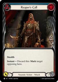 Reaper's Call (Blue) - The Hunted - Flesh and Blood TCG card