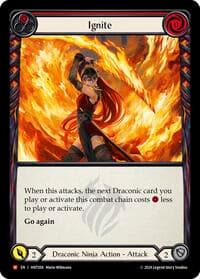 Ignite - The Hunted - Flesh and Blood TCG card