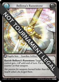 Bellona's Runestone - Mortal Ambition Draft Pack - Grand Archive TCG card