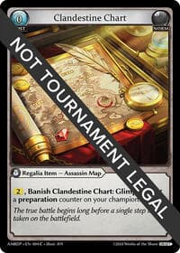 Clandestine Chart - Mortal Ambition Draft Pack - Grand Archive TCG card