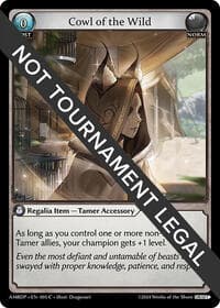 Cowl of the Wild - Mortal Ambition Draft Pack - Grand Archive TCG card