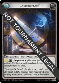 Gossamer Staff - Mortal Ambition Draft Pack - Grand Archive TCG card