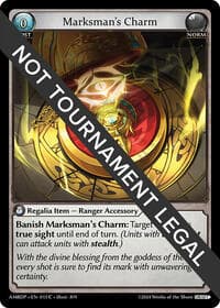 Marksman's Charm - Mortal Ambition Draft Pack - Grand Archive TCG card
