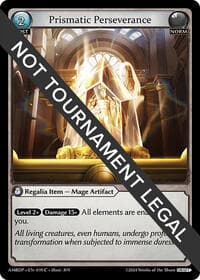 Prismatic Perseverance - Mortal Ambition Draft Pack - Grand Archive TCG card