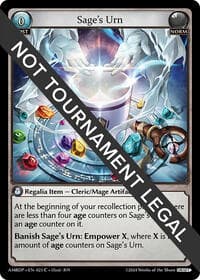 Sage's Urn - Mortal Ambition Draft Pack - Grand Archive TCG card