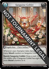 Sanguine Goblet - Mortal Ambition Draft Pack - Grand Archive TCG card