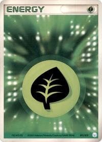 Basic Grass Energy - Gift Box Mew - Lucario (Crawdaunt Quarter Deck) - Pokemon Japan card