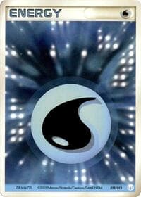 Basic Water Energy - Gift Box Mew - Lucario (Crawdaunt Quarter Deck) - Pokemon Japan card