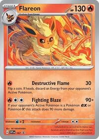 Flareon - 167 (Cosmos Holo) - SV: Scarlet & Violet Promo Cards - Pokemon card