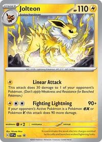 Jolteon - 169 - SV: Scarlet & Violet Promo Cards - Pokemon card