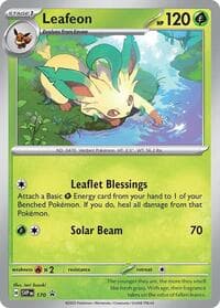 Leafeon - 170 (Cosmos Holo) - SV: Scarlet & Violet Promo Cards - Pokemon card