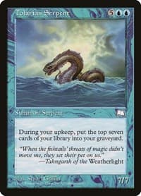 Tolarian Serpent - Weatherlight - Magic: The Gathering card