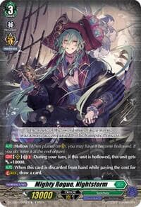 Mighty Rogue, Nightstorm - DZ-SS03: Stride Deckset -Nightrose- - Cardfight Vanguard card