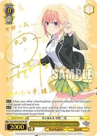 Onwards Together With You, Ichika Nakano (SP) - The Quintessential Quintuplets Specials Premium Booster - Weiss Schwarz card