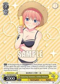 Enjoying Summer, Ichika Nakano - The Quintessential Quintuplets Specials Premium Booster - Weiss Schwarz card