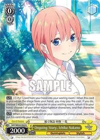 Ongoing Story, Ichika Nakano - The Quintessential Quintuplets Specials Premium Booster - Weiss Schwarz card