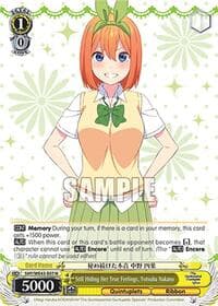 Still Hiding Her True Feelings, Yotsuba Nakano - The Quintessential Quintuplets Specials Premium Booster - Weiss Schwarz card