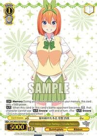 Still Hiding Her True Feelings, Yotsuba Nakano (IGP) - The Quintessential Quintuplets Specials Premium Booster - Weiss Schwarz card
