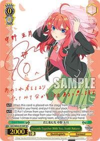 Onwards Together With You, Itsuki Nakano (SP) - The Quintessential Quintuplets Specials Premium Booster - Weiss Schwarz card