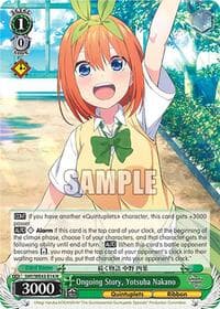 Ongoing Story, Yotsuba Nakano - The Quintessential Quintuplets Specials Premium Booster - Weiss Schwarz card