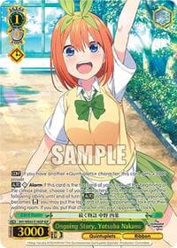 Ongoing Story, Yotsuba Nakano (IGP) - The Quintessential Quintuplets Specials Premium Booster - Weiss Schwarz card