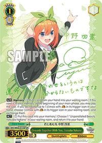 Onwards Together With You, Yotsuba Nakano (SP) - The Quintessential Quintuplets Specials Premium Booster - Weiss Schwarz card