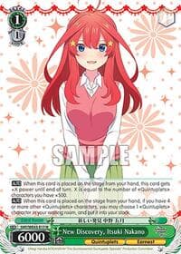 New Discovery, Itsuki Nakano - The Quintessential Quintuplets Specials Premium Booster - Weiss Schwarz card