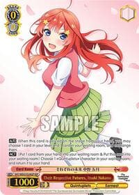 Their Respective Futures, Itsuki Nakano (IGP) - The Quintessential Quintuplets Specials Premium Booster - Weiss Schwarz card