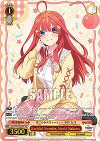 Bashful Sweetie, Itsuki Nakano (IGP) - The Quintessential Quintuplets Specials Premium Booster - Weiss Schwarz card