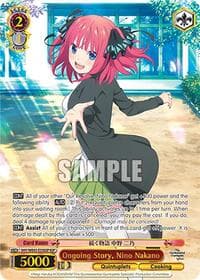 Ongoing Story, Nino Nakano (IGP) - The Quintessential Quintuplets Specials Premium Booster - Weiss Schwarz card