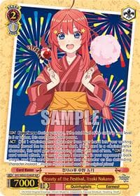 Beauty of the Festival, Itsuki Nakano (IGP) - The Quintessential Quintuplets Specials Premium Booster - Weiss Schwarz card