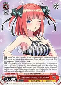 Unresolved Feelings, Nino Nakano - The Quintessential Quintuplets Specials Premium Booster - Weiss Schwarz card