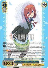 Onwards Together With You, Miku Nakano (IGP) - The Quintessential Quintuplets Specials Premium Booster - Weiss Schwarz card