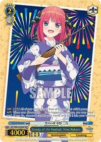 Beauty of the Festival, Nino Nakano (IGP) - The Quintessential Quintuplets Specials Premium Booster - Weiss Schwarz card